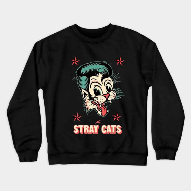 The Stray Cats Crewneck Sweatshirt by RobinBegins